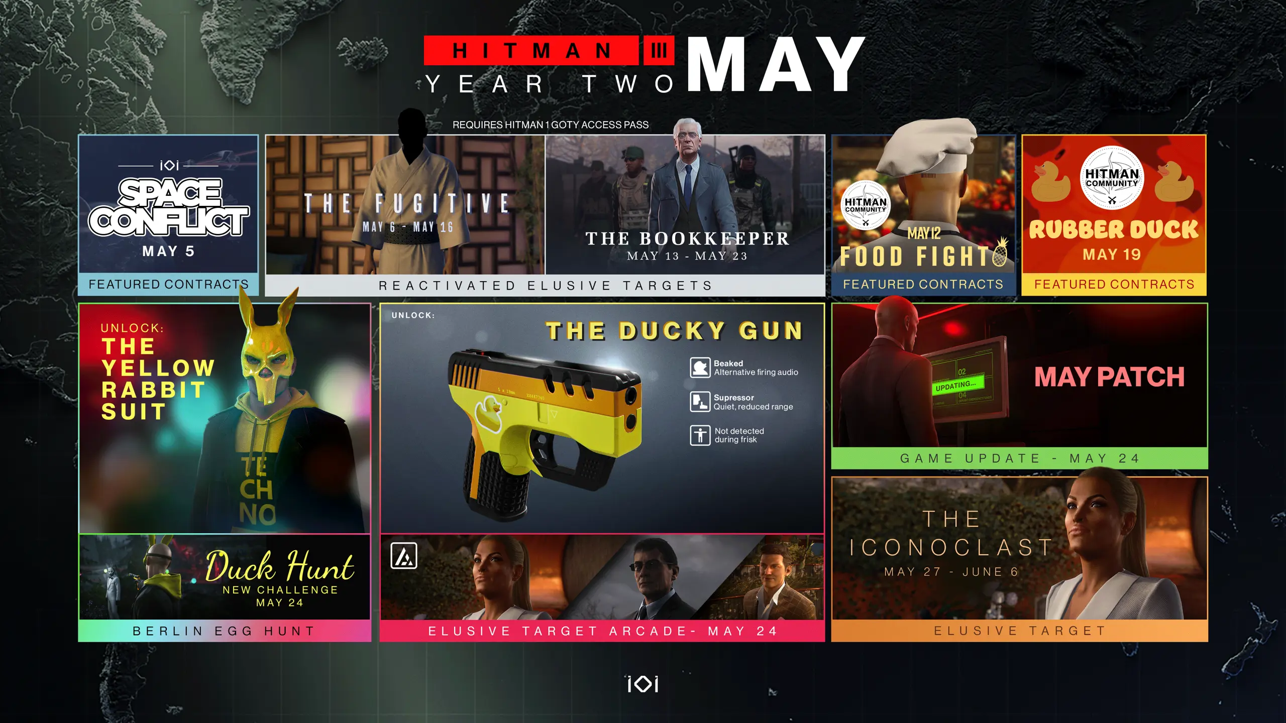 IO Interactive Rundown Hitman 3's Season Of Pride Roadmap