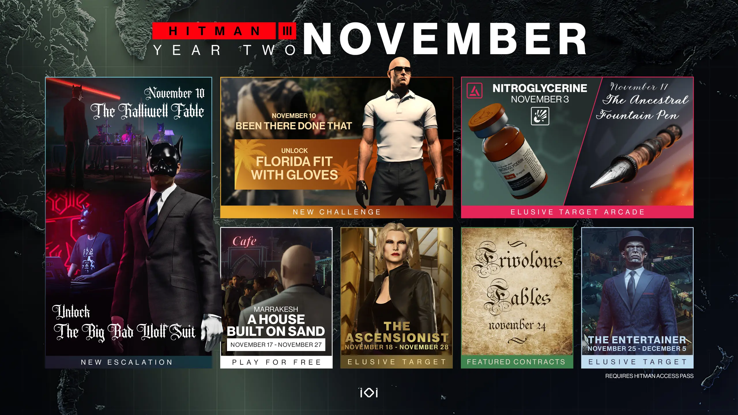 Hitman 3, Year 2 - October Roadmap (Released October 6, 2022) - Hitman 3  (2021) - Hitman Forum