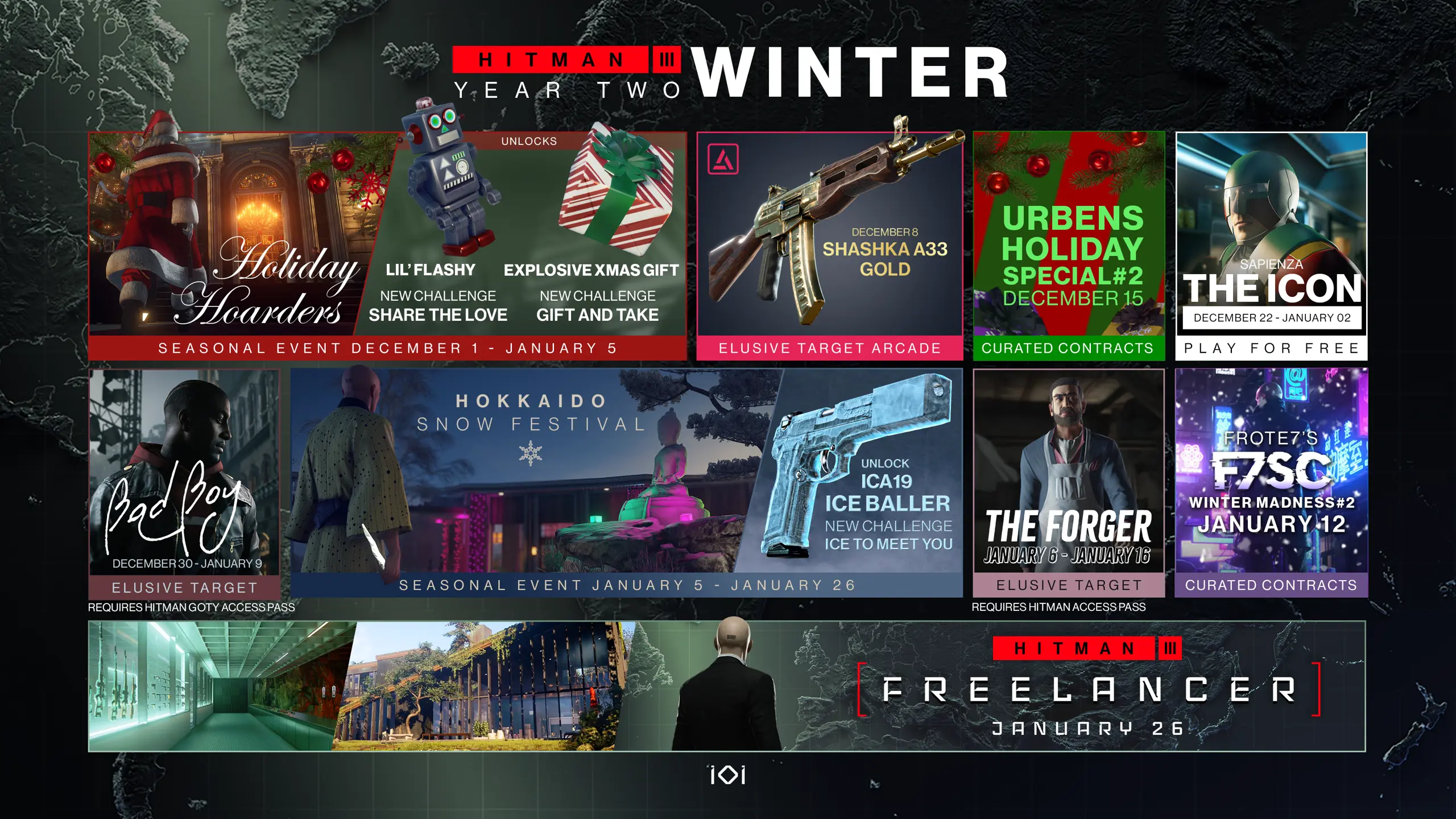 Hitman 3 Reveals June Content Roadmap